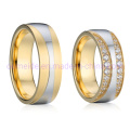 OEM ODM Gold Plated Crystal Jewelry Men Fashion Ring